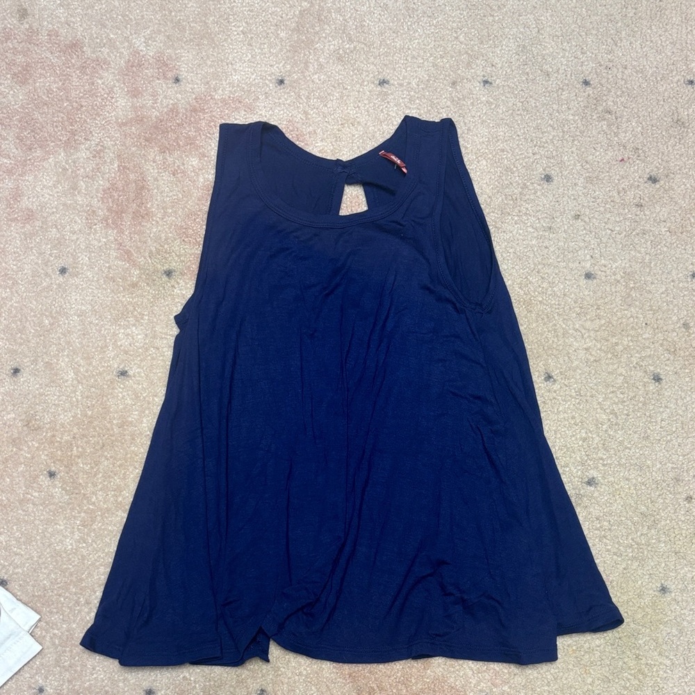 Dina Be Deep Blue Tank Top